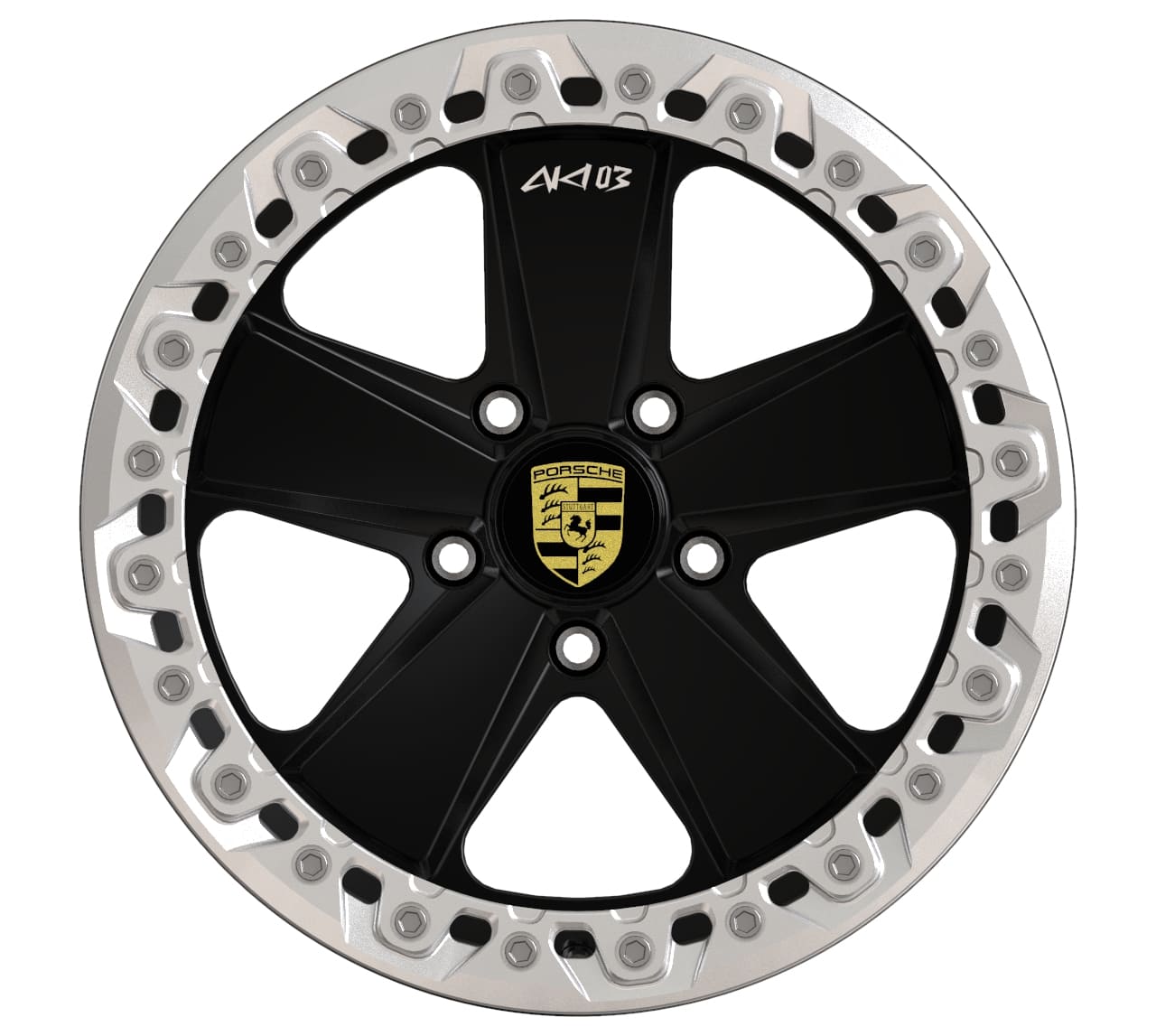 Akioverland 5x130 Beadlock Classic Fuchs offroad wheel for Porsche Cayenne, VW Touareg & Audi Q7