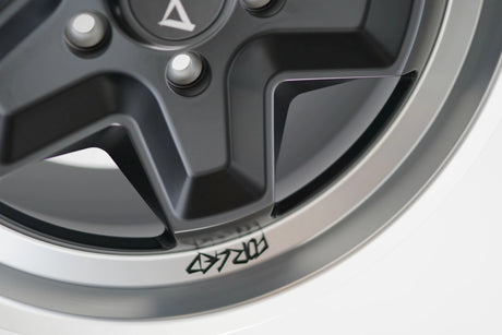 Akioverland 5x130 Cookie Cutter forged wheel, alternate angle — fits Porsche, VW & Audi 5x130 platforms