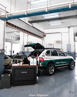 Porsche Cayenne 955 fitted with Akioverland 5x130 Fuchs Reimagined wheels with Midnight Purple Bronze Wheels GT3RS 991 911, Kuala Lumpur, Malaysia, alternate angle