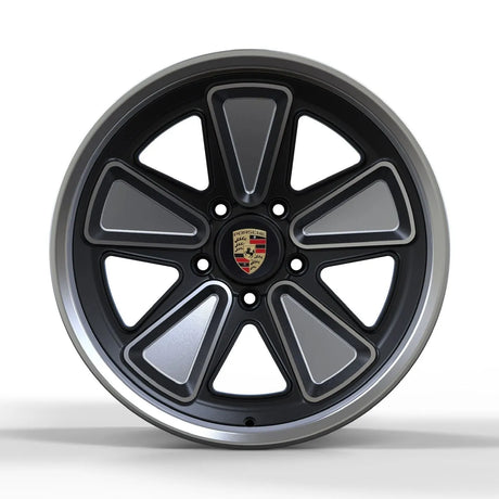AkiOverland 5x130 porsche cayenne custom offroad wheels. classic fuchs reimagined design 