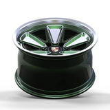 Porsche Akioverland 5x130 Fuchs Reimagined offroad wheels, alternate angle