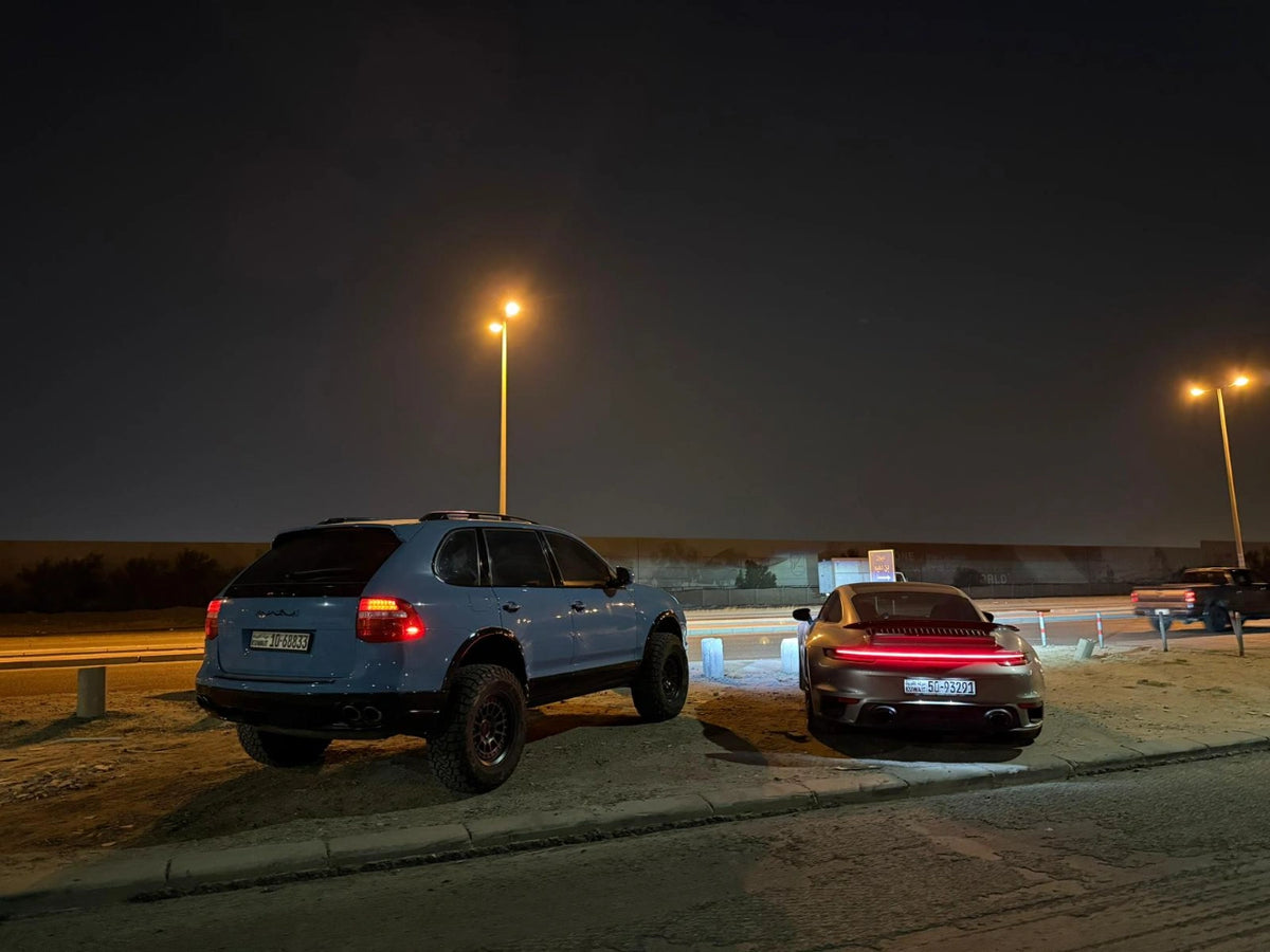 Akioverland 3.5" Flagship Air Lift Kit in Porsche Cayenne turbo