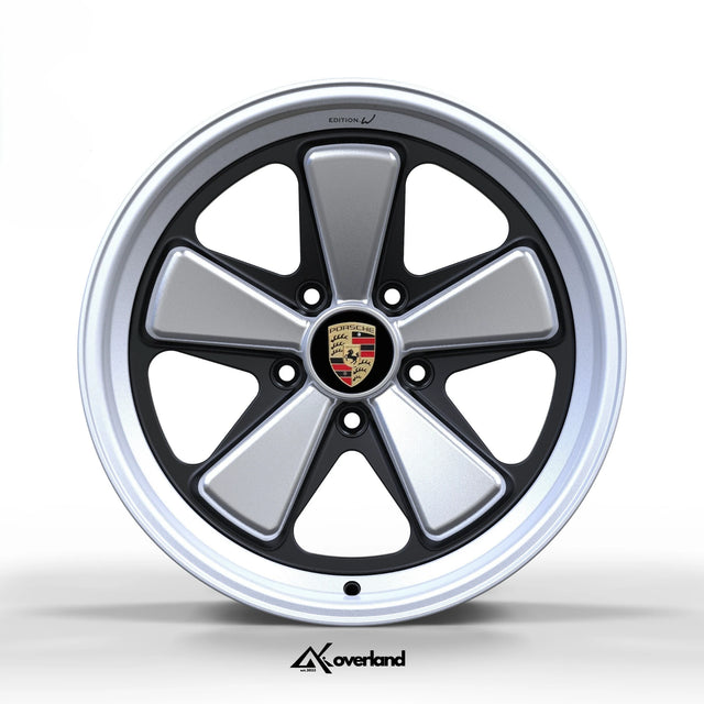 AkiOverland Edition W forged Fuchs-style 5x130 wheel in machined 2 Tone finish