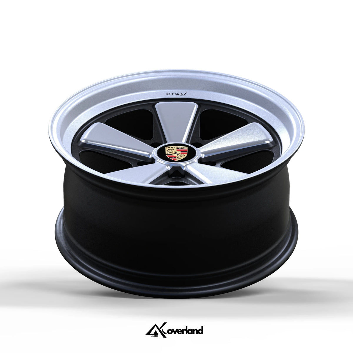 AkiOverland Edition W wheel face showing its refreshed Fuchs-inspired contouring