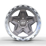 Akioverland forged monoblock Porsche wheel with rugged outer lip
