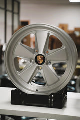 Satin Brushed silver 5x130 Custom Classic fuch wheel for porsche 