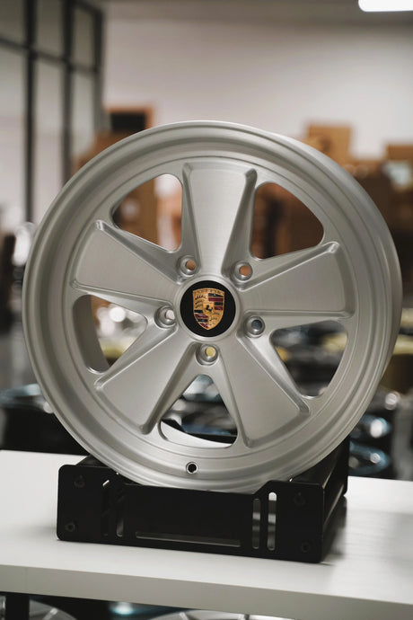 Satin Brushed silver 5x130 Custom Classic fuch wheel for porsche 