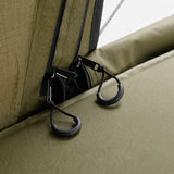 Carbonlite King rooftop tent easy-grip zipper pulls by Inspired Overland