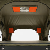 Carbonlite King rooftop tent interior back wall storage by Inspired Overland