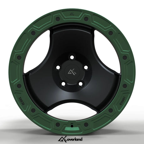 5x120 custom forged 3 spoke wheel Peaks design premium Range Rover build by akioverland