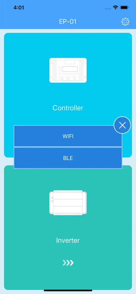 epever app UI