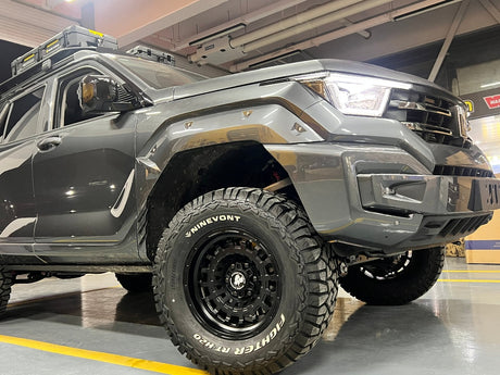 Bucks off-road forged wheels f604 black tank 400