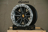 Lightweight forged monoblock 5x130 wheel for Porsche Cayenne overland build by Akioverland