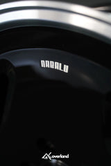 AkiOverland 5x120 forged wheel Nabalu engraving detail close up