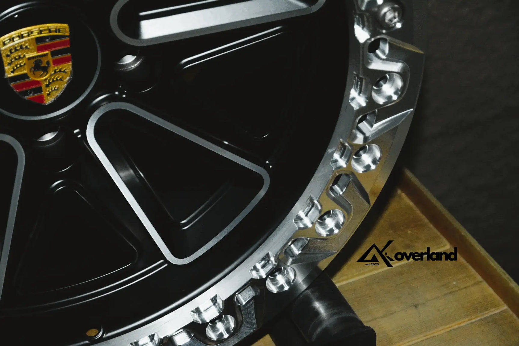 Lightweight forged Porsche offroad wheel for overland and expedition use by Akioverland