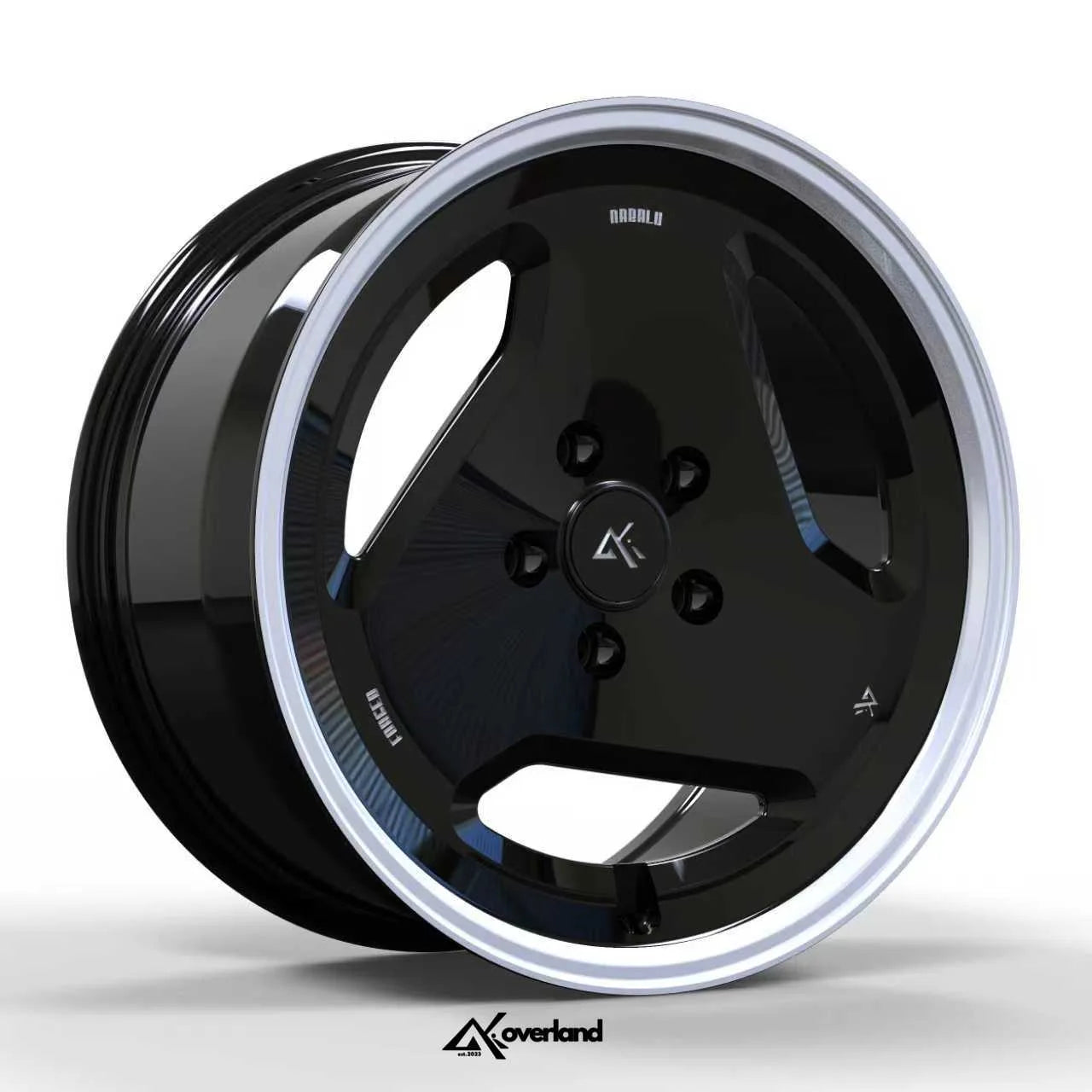 Range Rover custom forged wheels 5x120 Nabalu design side profile