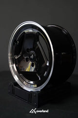 Range Rover Vogue 5x120 custom forged wheels Nabalu design close view